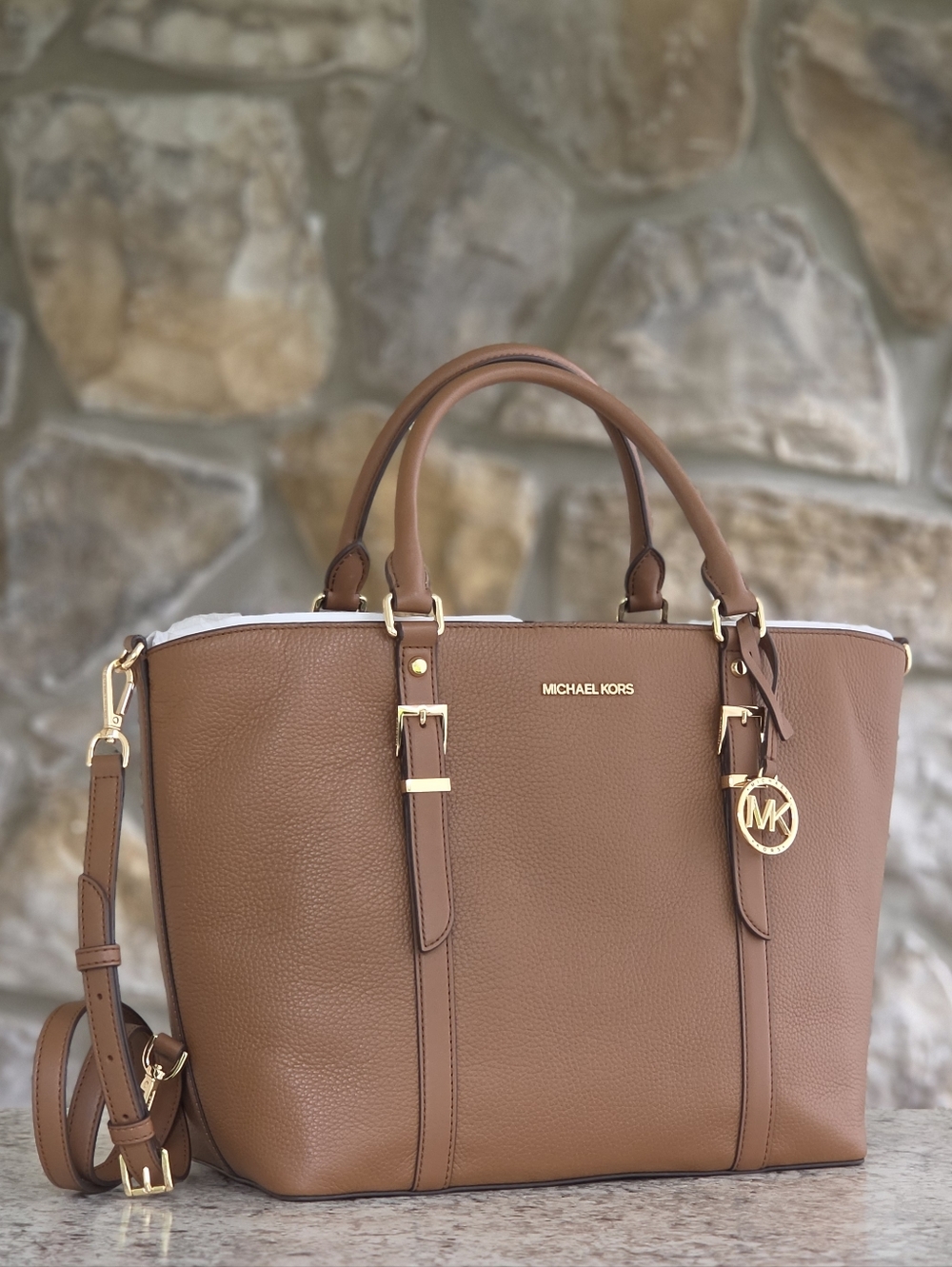 Michael Kors Bedford Legacy Large Brown Tote